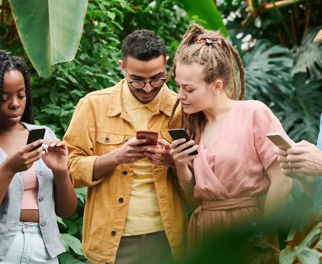 Visitors exploring with the STQRY app